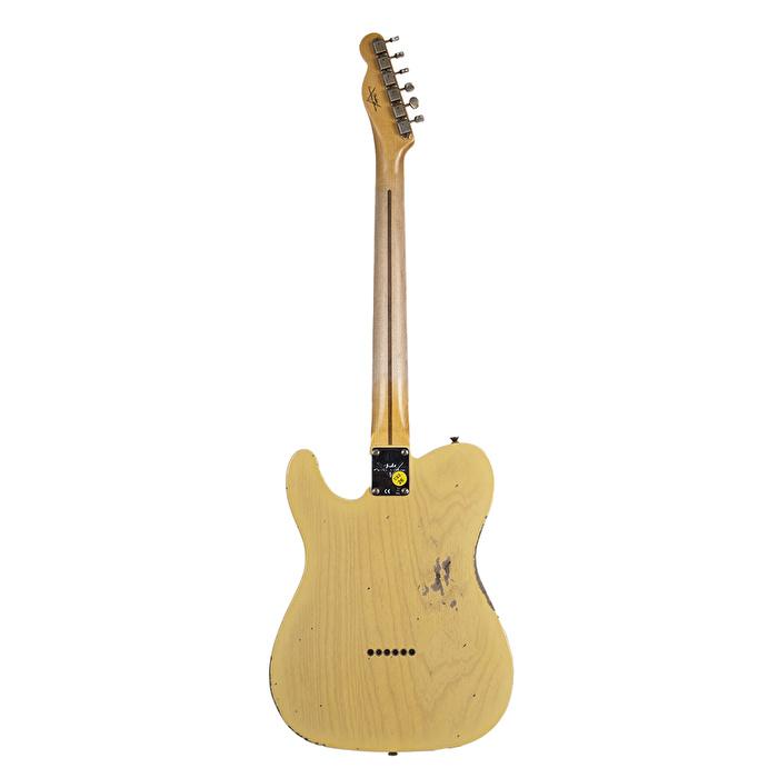 Fender Custom Shop 1951 Nocaster Relic Akçaağaç Klavye Faded Aged Nocaster Blonde Elektro Gitar